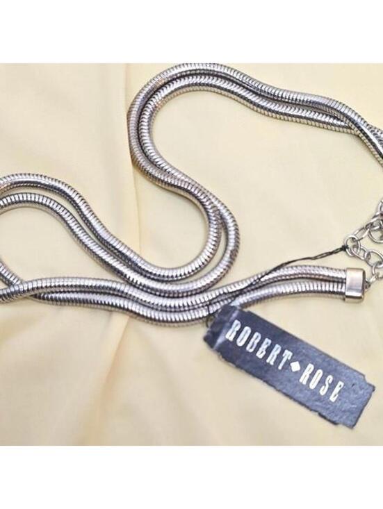 Robert Rose Jewelry - NEW Vintage Robert Rose Double Strand Silver Choker/Necklace